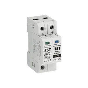Ogranicznik przepięć RST Power T1 + T2 1+1 275V FM | do sieci jednofazowych TN i TT 230/400 V