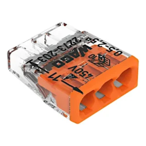 Złączka Instalacyjna - szybkozłączka 2273-203 na drut 3x0,5-2,5mm2 WAGO
