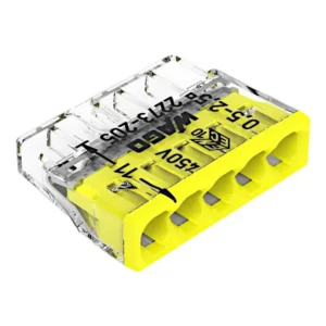 Złączka Instalacyjna - szybkozłączka 2273-205 na drut 5x0,5-2,5mm2 WAGO
